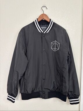 Rare Critical Role Official Take a
Chance Roll the Dice Black Bomber
Jacket